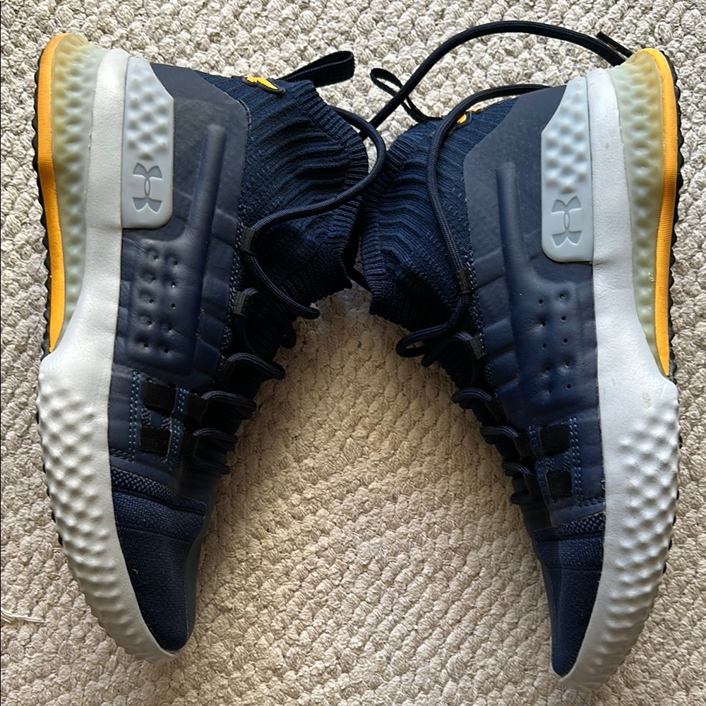 Under Armour the Rock Project Dark Blue High-Top Sneakers sz10